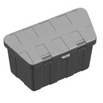 Caja de almacenamiento de plastico de remolque 320 x 630 x 355mm