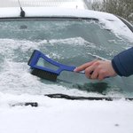 Cepillo para nieve de 14 5 pulgadas con raspador de hielo