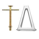 Juego de soporte de aluminio de 4 piezas