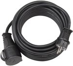 Cable de prolongacion para obras IP44 25m negro