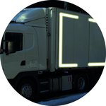 Cinta reflectante 3M blanca 50mm 2M