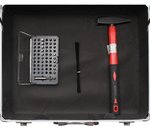Juego de herramientas de 129 piezas en caja de aluminio