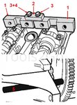 Juego de herramientas de sincronizacion de motor para BMW M42 / M50