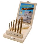 Juego 6 piezas HSS con corte lateral 3-8 mm