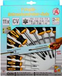 Juego de destornilladores perfil en T (para Torx) T6 - T40 11 piezas