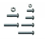 Segmento de tuerca y tornillo de 125 piezas, M4 + M5 métrico