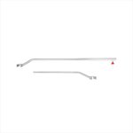 Soporte de lona de aluminio extensible de 108 a 146 cm para lona de remolque