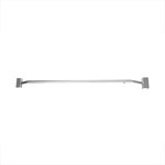 Soporte de lona de aluminio extensible de 108 a 146 cm para lona de remolque