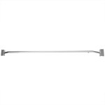 Soporte de lona de aluminio extensible de 132 a 204 cm para lona de remolque