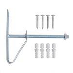 Juego de 2 soportes para neumaticos para montaje en pared
