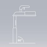 Bascula de barra de tiro con base de plastico