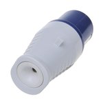 Enchufe CEE 16A carcasa desmontable azul blanco