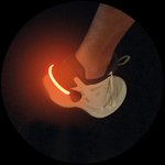 Clip para calzado de seguridad LED rojo - juego de 2 piezas