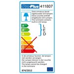 Surface-mounted luminaire 30-leds 12V 550lm 22x200x90mm