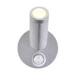 Surface mounted spotlight 1-led swiveling 12V 120lm Ø65x65-130mm