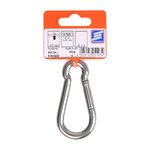 Mosqueton 80x8mm  acero inoxidable A4 AISI 316  870 daN