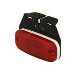 Lampara de posicion delantera 10-30V roja de 110x45mm LED con soporte