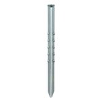 Estaca de tienda de 40 cm de metal acanalado