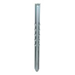 Estaca de tienda de 40 cm de metal acanalado