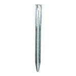 Tent peg 22cm metal halfround