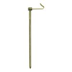 Clavija de roca de 21 cm de metal con gancho