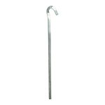 Clavija de roca cuadrada de metal de 22 cm