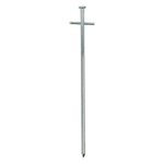 Pasador de roca de 23 cm de metal con pasador transversal soldado