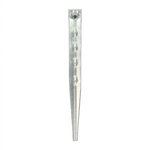Estaca para tienda de campana de 18 5 cm de aluminio acanalado