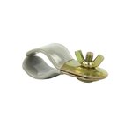 Abrazadera de soporte de techo de 25-28 mm recubierta