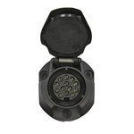 Conector hembra de 13 pines tipo Jaeger con microinterruptor