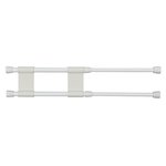 Double cupboard bar extendible 25.5-43cm