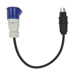 Cable alargador 40cm 3x1 5mm² de enchufe suizo a CEE