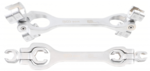 Llave de tubo, abierta 8 en 1 8 - 19 mm