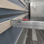 Tabique móvil de sujeción de carga de aluminio 2400-2700 mm