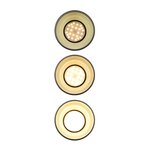 Lampara colgante LED plegable de silicona blanca de 20 cm de diametro.