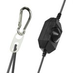 Lampara colgante LED plegable de silicona blanca de 20 cm de diametro.