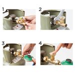 Fusible de cilindro de gas GasStop para cilindros de gas propano NL 21 8 mm LH (G.5) GSNL1