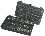 Abrazaderas de manguera de acero inoxidable en resistente caja de ABS de 165 piezas