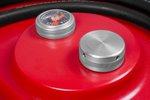 Tanque diesel rojo PE 440 litros, bomba 12v