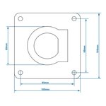 Argolla de sujecion individual 105x105mm