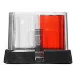 Luz de galibo roja/blanca 92x42mm con reflectores en soporte