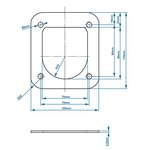 Placa de montaje SPP PW-01