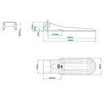 Bisagra de solapa SPP ZW-01.170A