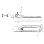 Bisagra de solapa SPP ZW-01.220A
