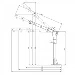 Gr a movil de 300 kg con cabrestante manual