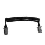 Cable espiral de 4 5 m con 2 conectores metalicos de 7 pines.