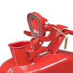 Bidon metalico rojo de 5 l homologado por la ONU y TuV GS