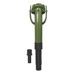 Pico vertedor metalico verde flexible apto para gasolina y diesel