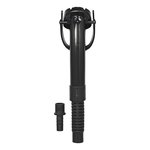 Pico vertedor metalico negro flexible apto para gasolina y diesel