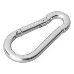Gancho de carabina metalica 5x50mm x10 pieces